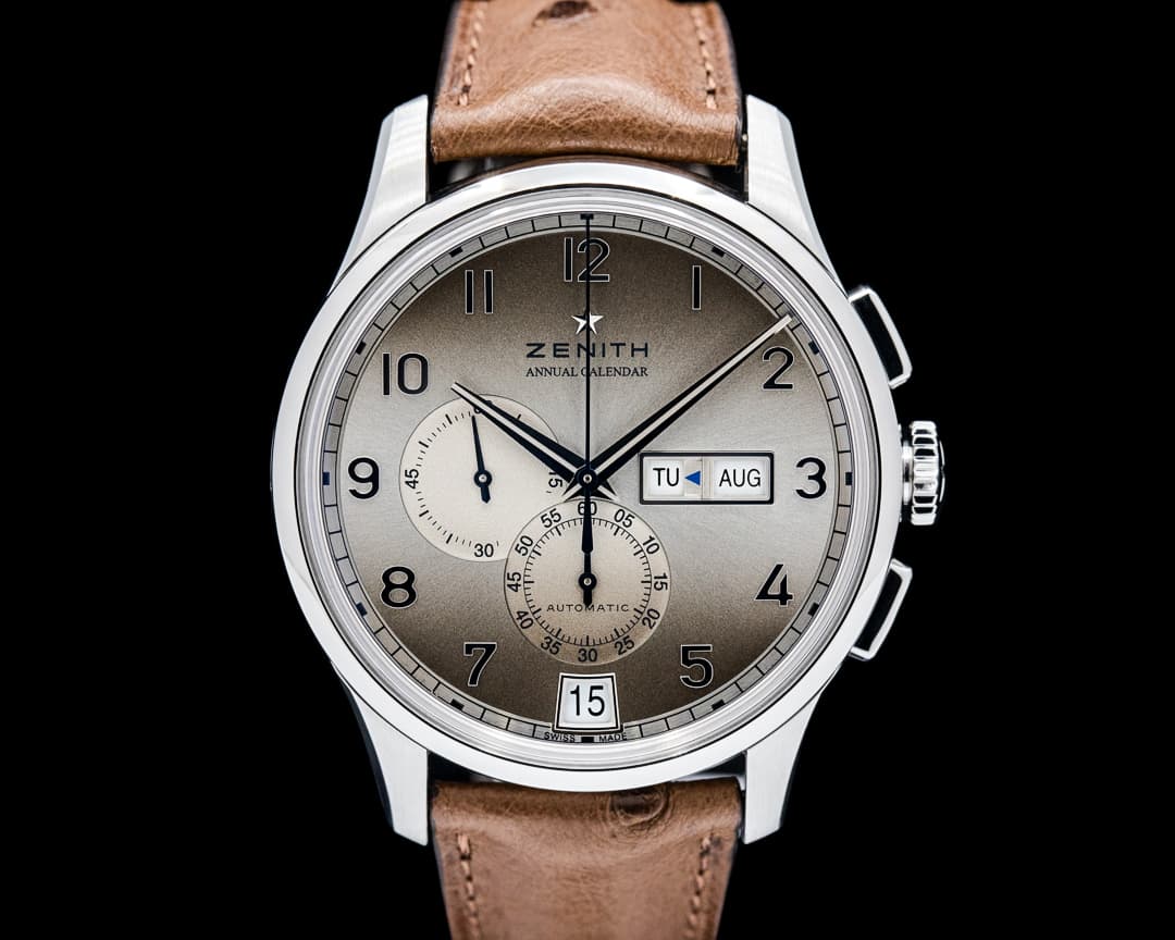 Image of Zenith Captain Winsor Annual Calendar Boutique Edition SS Gray Dial