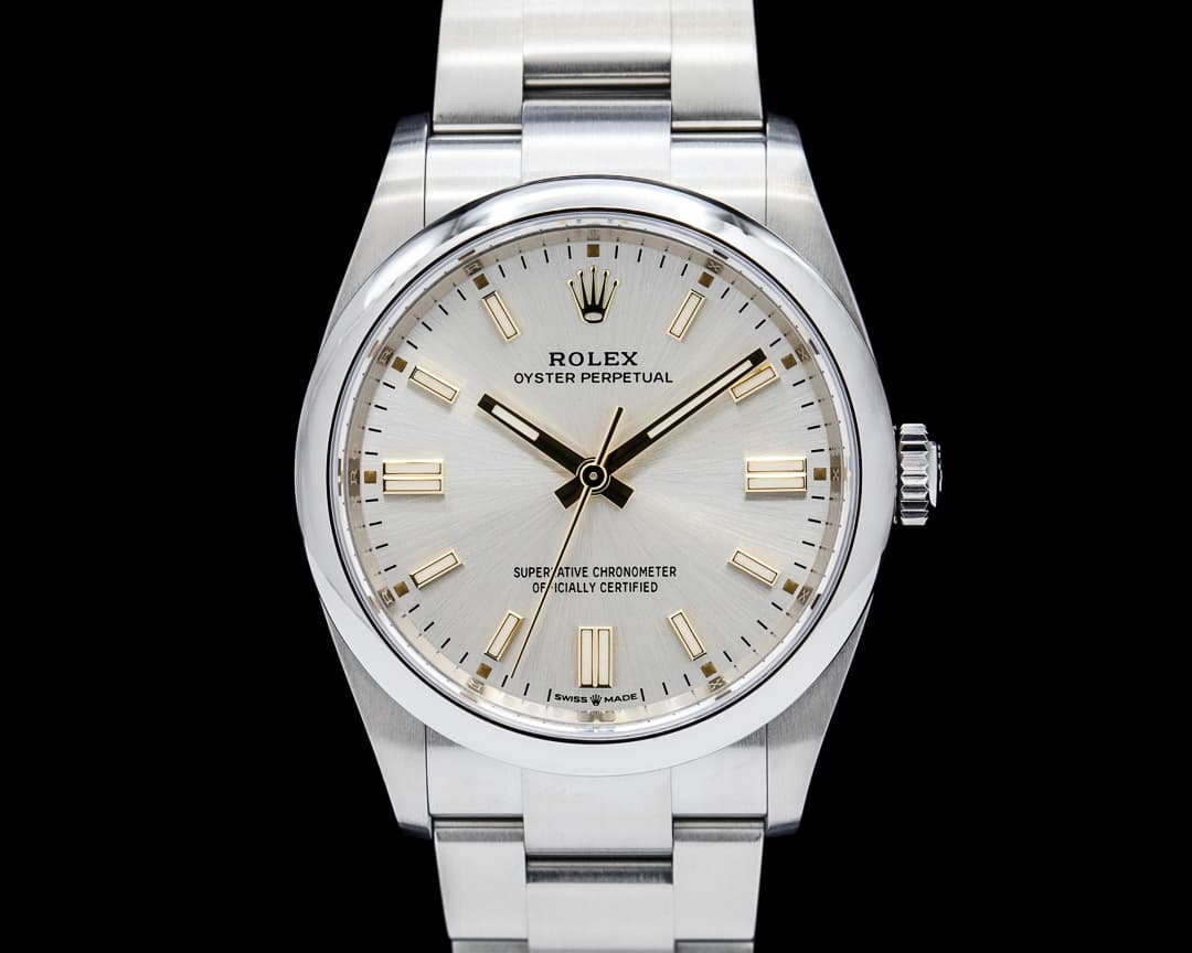 Image of Rolex 126000 Oyster Perpetual SS Silver Dial