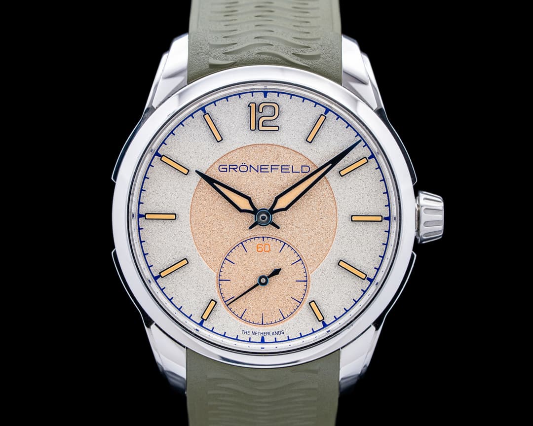 Image of Gronefeld 1969 DeltaWorks SS Khaki Dial