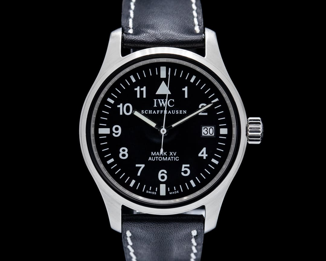 IWC IW325301 Pilots Watch Mark XV SS Black Dial