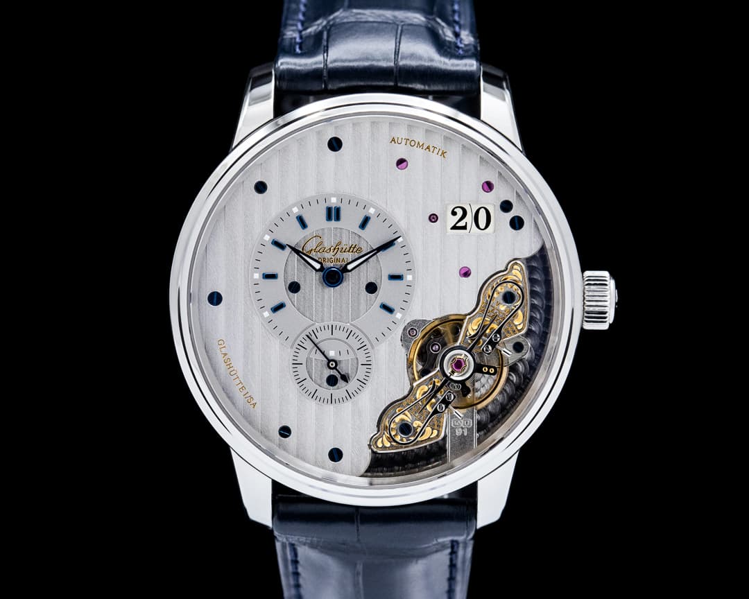 Image of Glashütte Original PanoMaticInverse SS Silver Dial