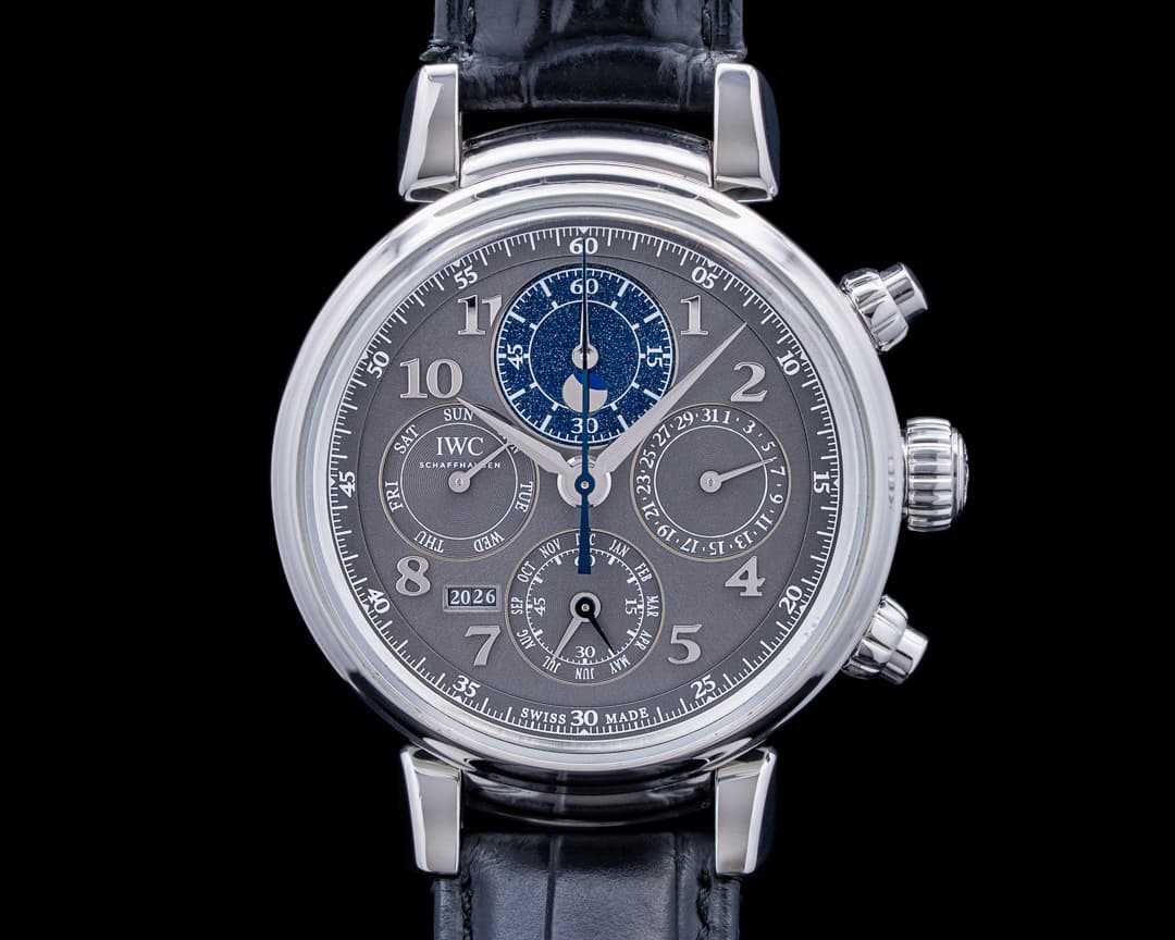 Image of IWC IW392103 Da Vinci Perpetual Calendar Chronograph SS Gray Dial