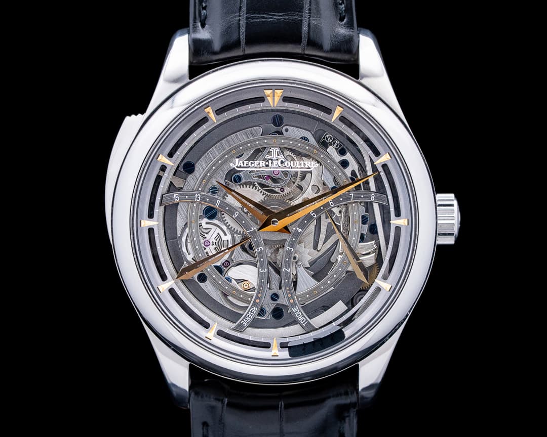 Image of Jaeger-LeCoultre Master Grande Tradition Minute Repeater Titanium Skeleton Dial LIMITED