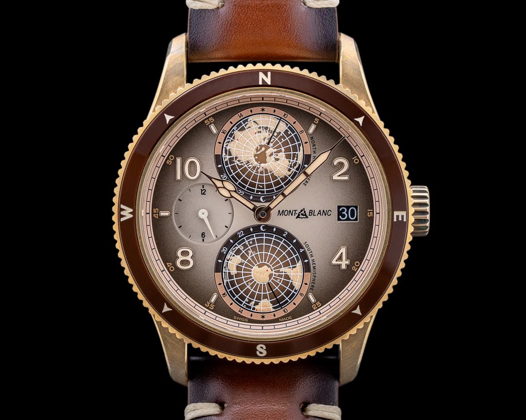 Montblanc MB128504 1858 Geosphere Bronze Desert Dial LIMITED