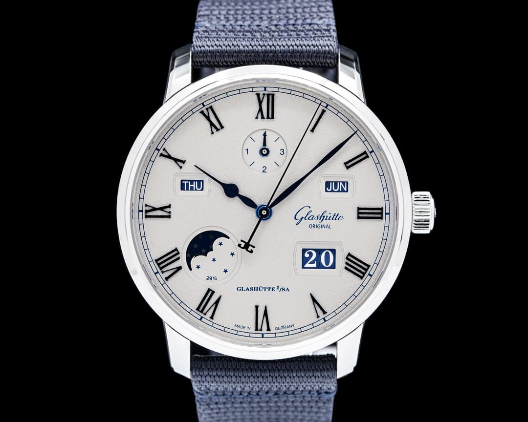 Image of Glashütte Original Senator Excellence Perpetual Calendar SS Gray Dial