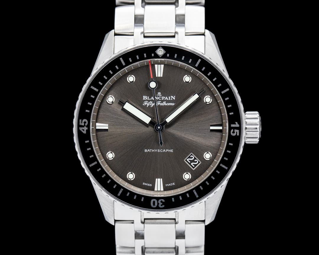 Blancpain Fifty Fathoms Bathyscaphe SS Gray Dial
