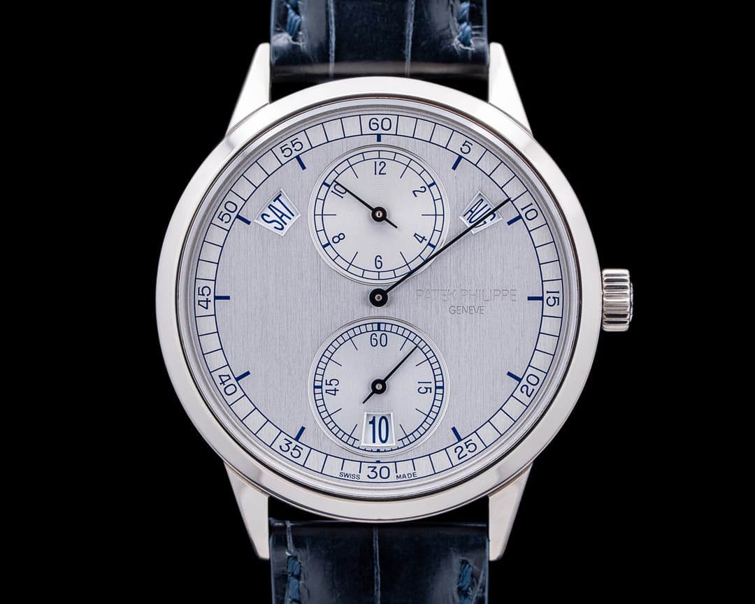 Patek Philippe 5235G Annual Calendar Regulator 18K White Gold Silver Dial