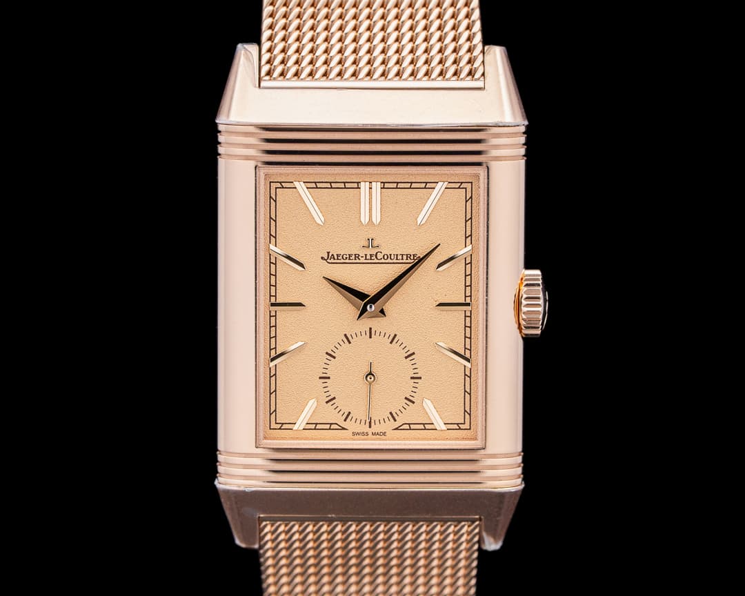Image of Jaeger-LeCoultre Reverso Tribute Monoface Small Seconds 18K Rose Gold Gold Dial 2026