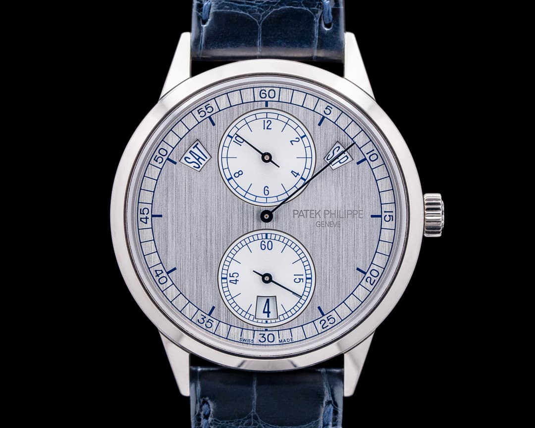 Patek Philippe 5235G Annual Calendar Regulator 18K White Gold Silver Dial