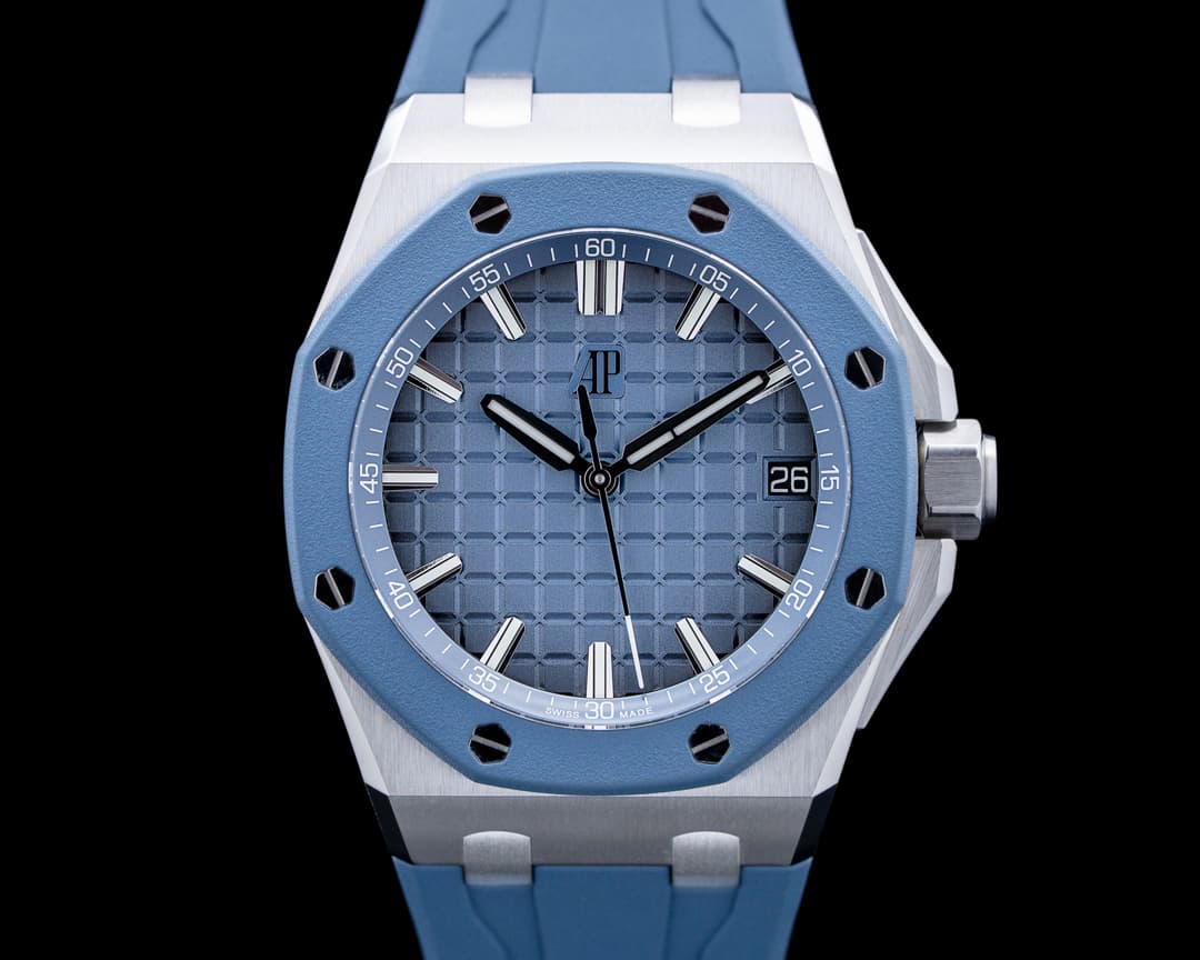 Audemars Piguet 15605SK Royal Oak Offshore SS Blue Dial