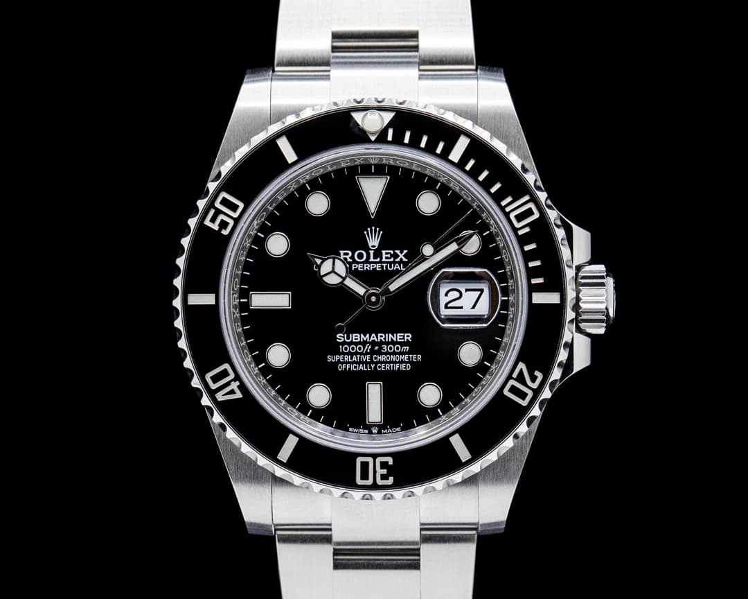 Image of Rolex 126610LN Submariner Ceramic SS Black Dial UNWORN