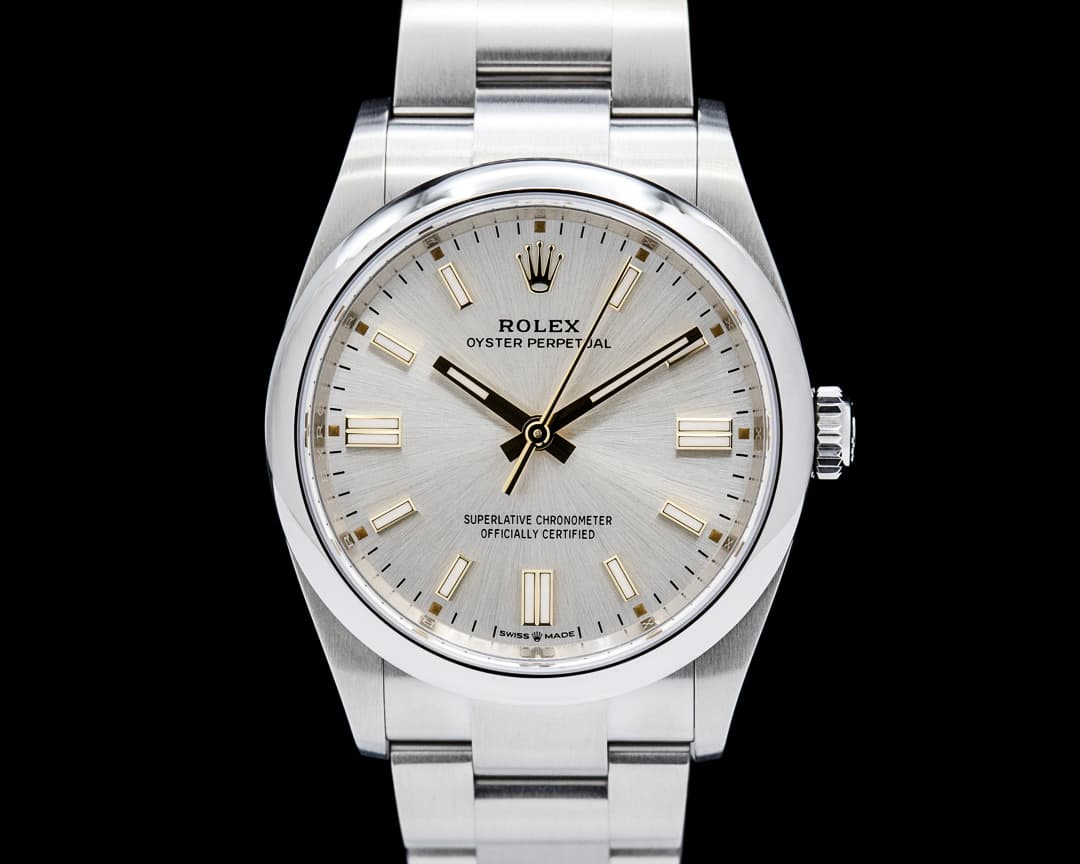 Image of Rolex 126000 Oyster Perpetual SS Silver Dial