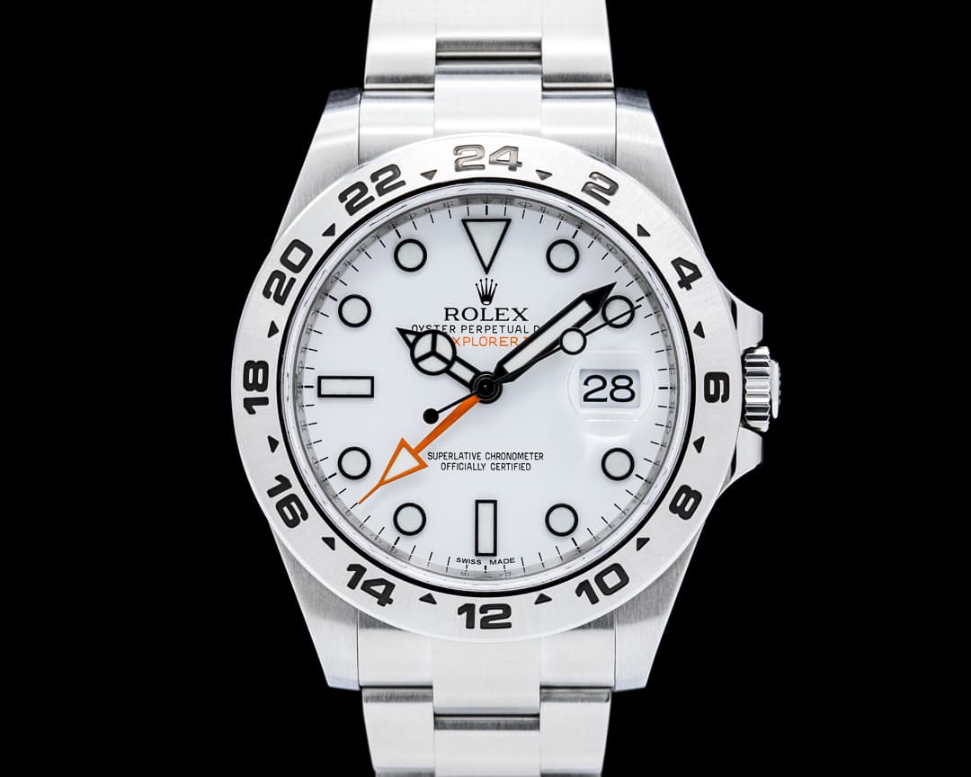Rolex 216570 Explorer II SS White Dial