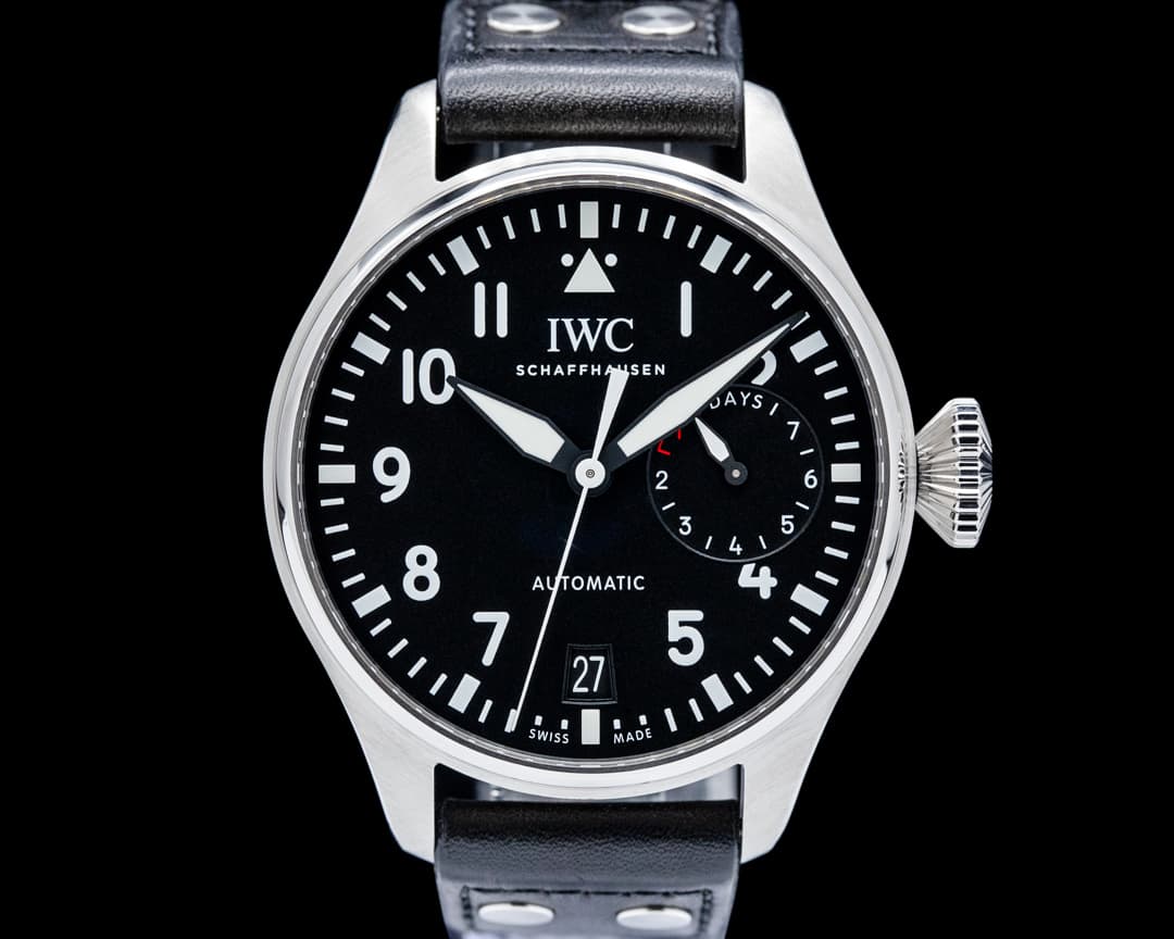 Image of IWC IW501001 Big Pilot's Watch SS Black Dial