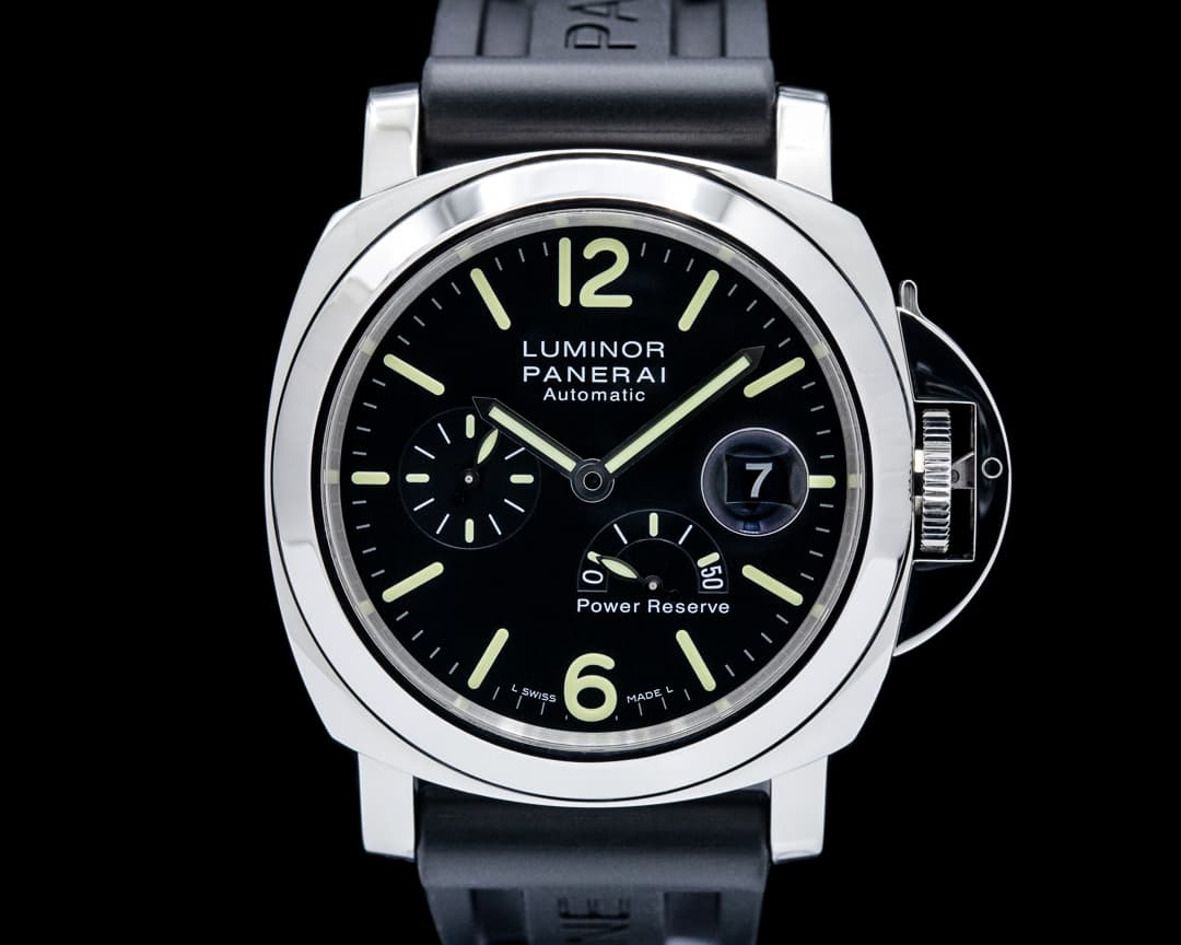 Image of Panerai PAM01090 Luminor Power Reserve Automatic SS Black Dial LIMITED