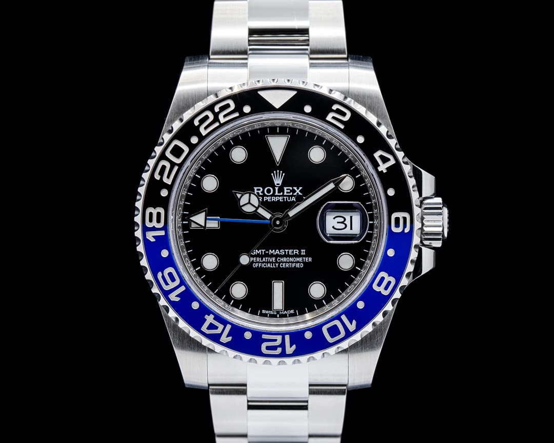 Rolex 116710BLNR GMT-Master II "Batman" SS Black Dial