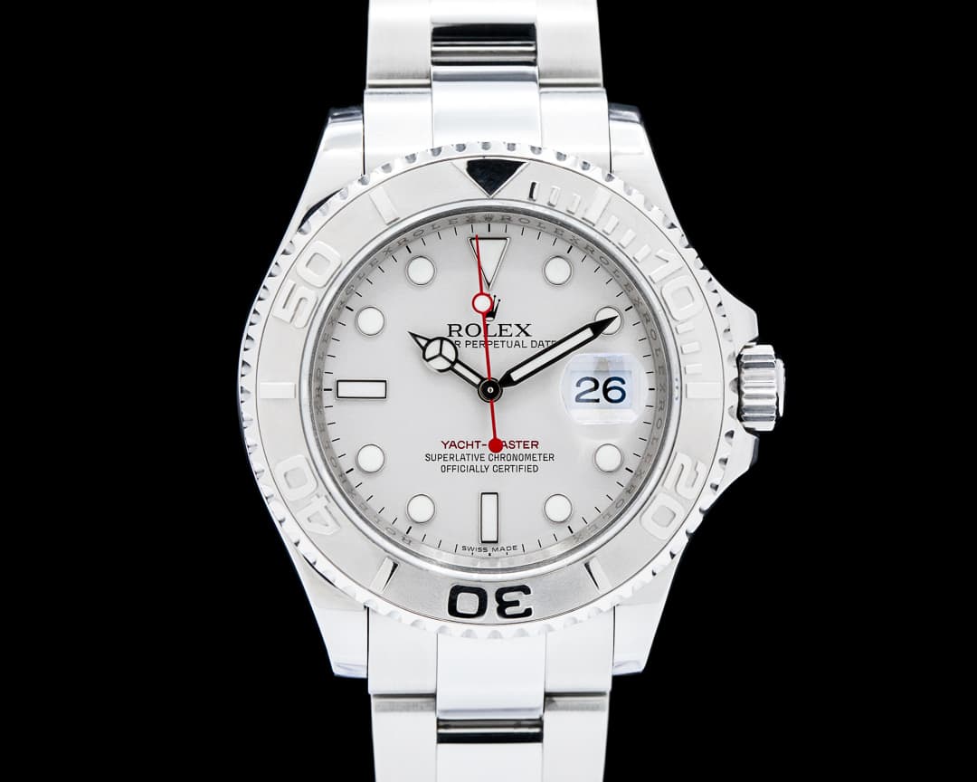 Image of Rolex 16622 Yacht-Master 40MM  Platinum Bezel SS Gray Dial Circa. 2010