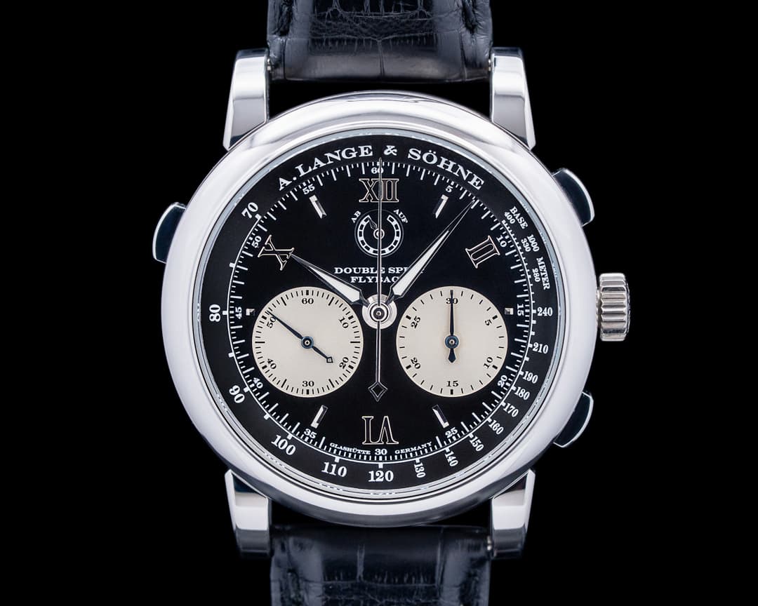A. Lange & Söhne 404.035 Double Split Platinum Black Dial