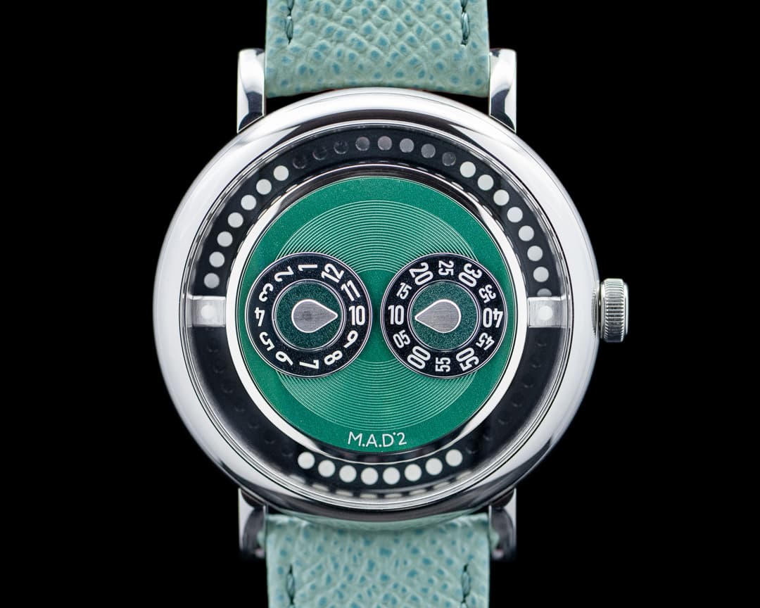 MB&F M.A.D 2 SS Green Dial