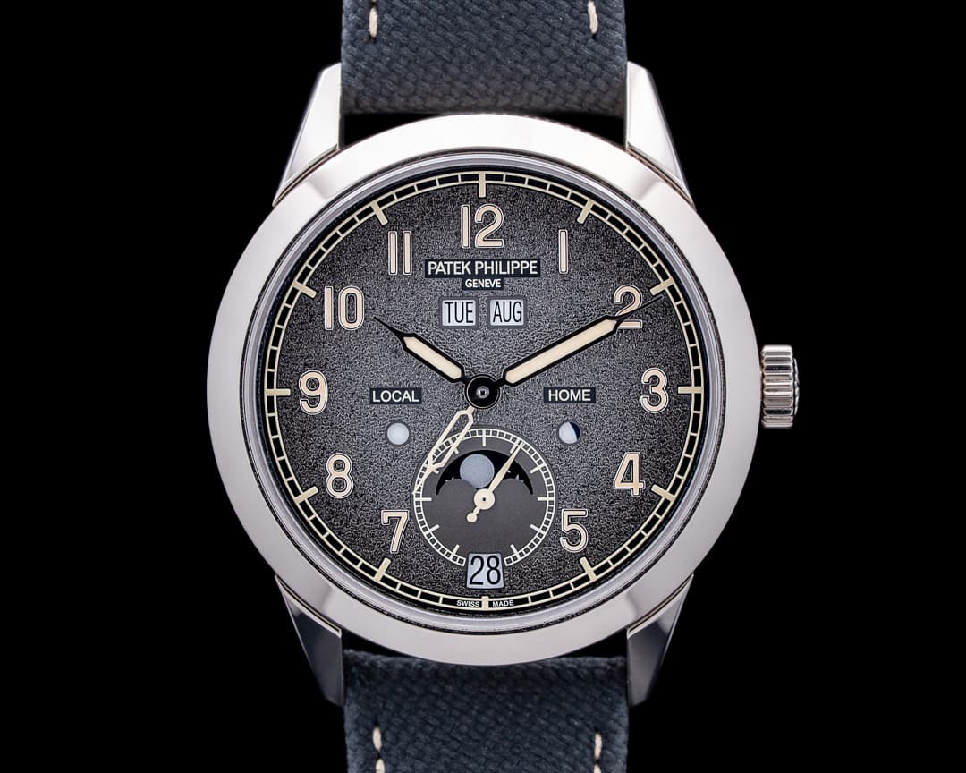 Patek Philippe 5326G Annual Calendar Travel Time 18K White Gold Gray Dial