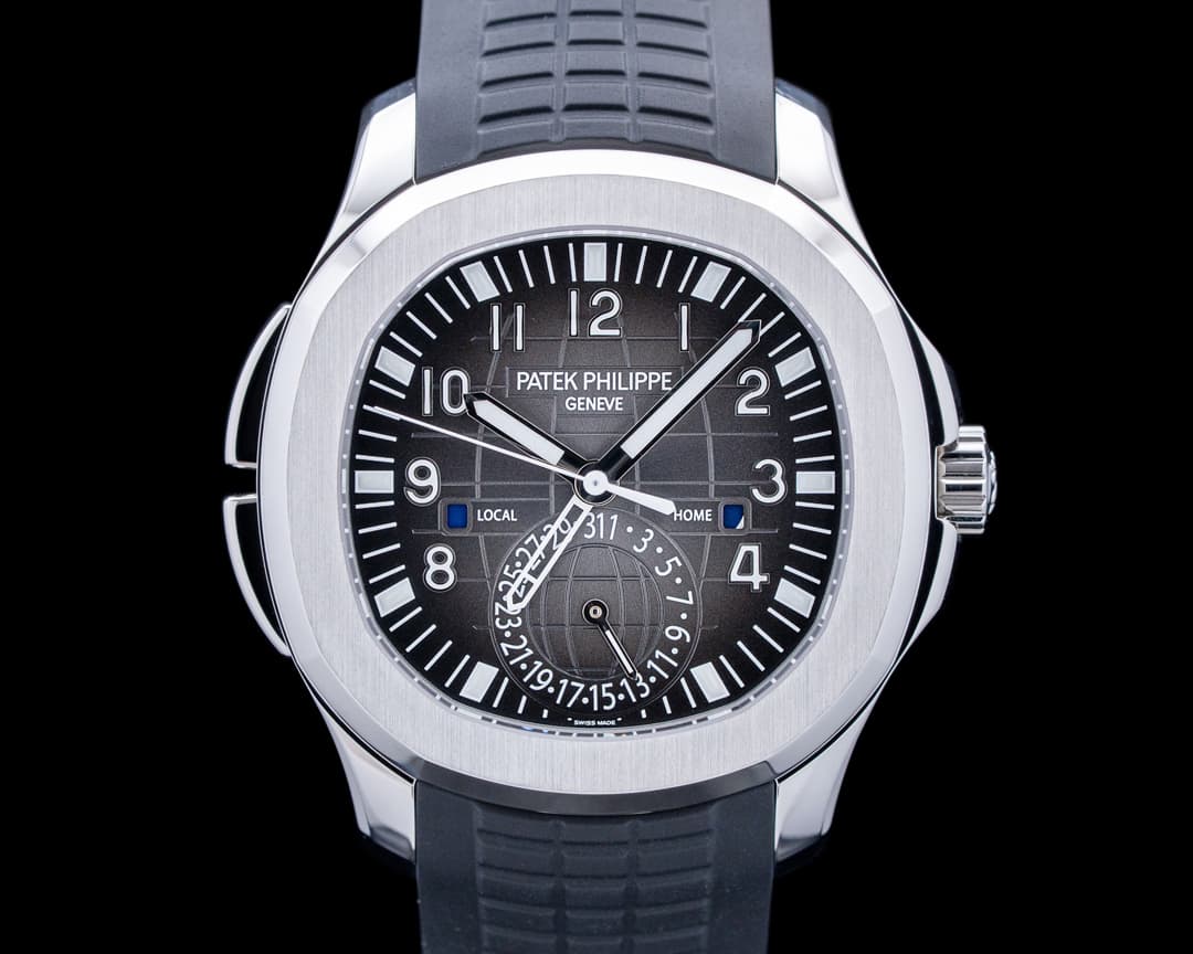 Patek Philippe 5164A Aquanaut Travel Time SS Black Dial UNWORN