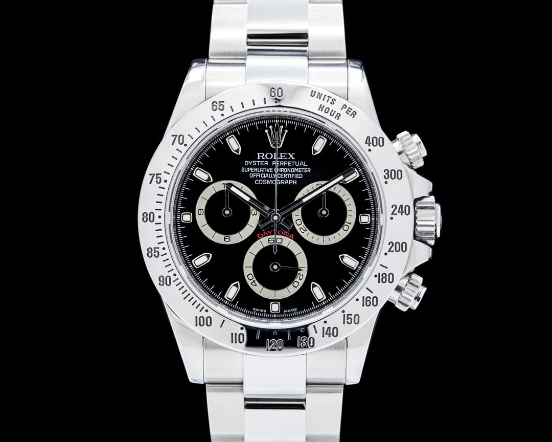 Rolex 116520 Daytona SS Black Dial