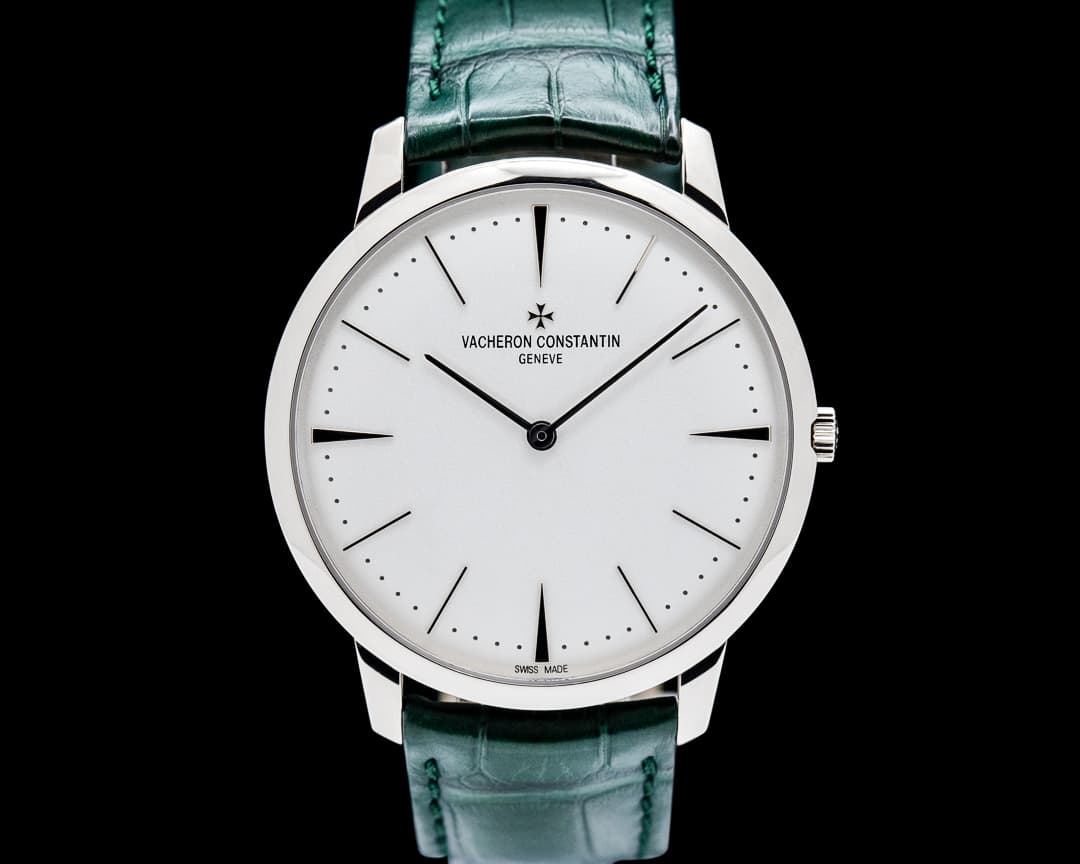Vacheron Constantin 81180 Patrimony Manual Wind 18K White Gold Silver Dial