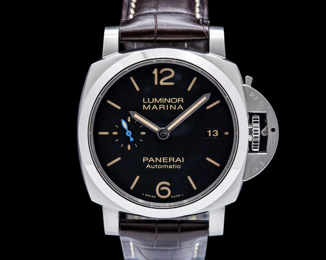 Panerai PAM01392 Luminor Marina 1950 3 Days SS Black Dial