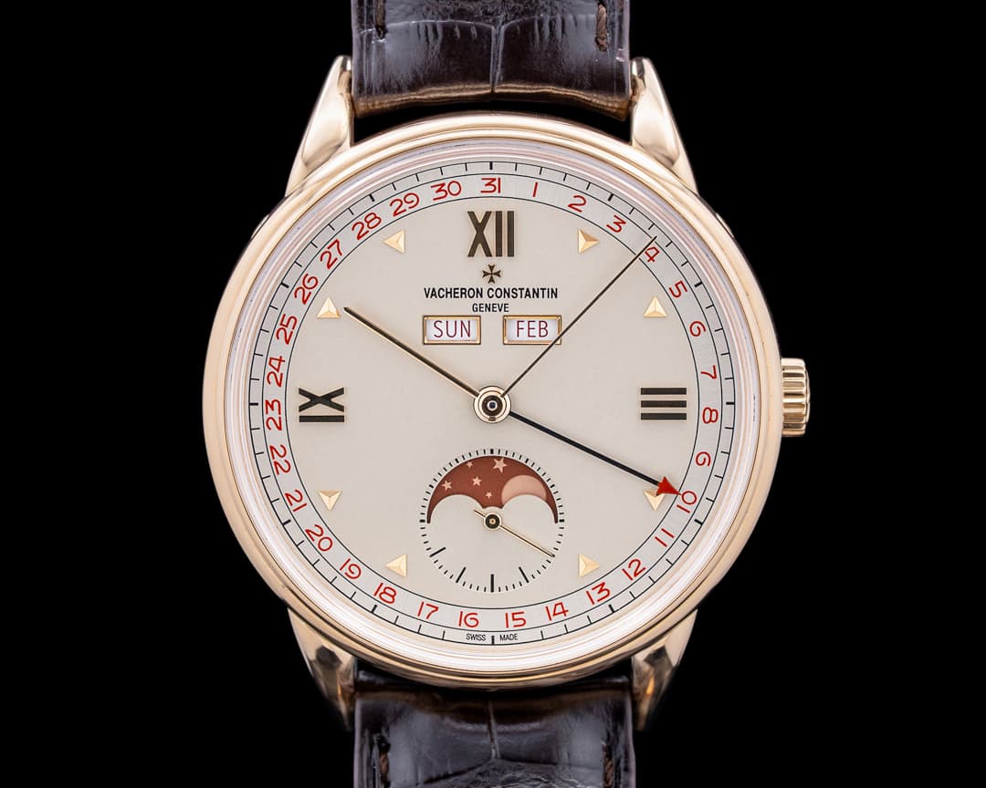 Vacheron Constantin Historiques Triple Calendrier 1948 18K Rose Gold Silver Dial LIMITED