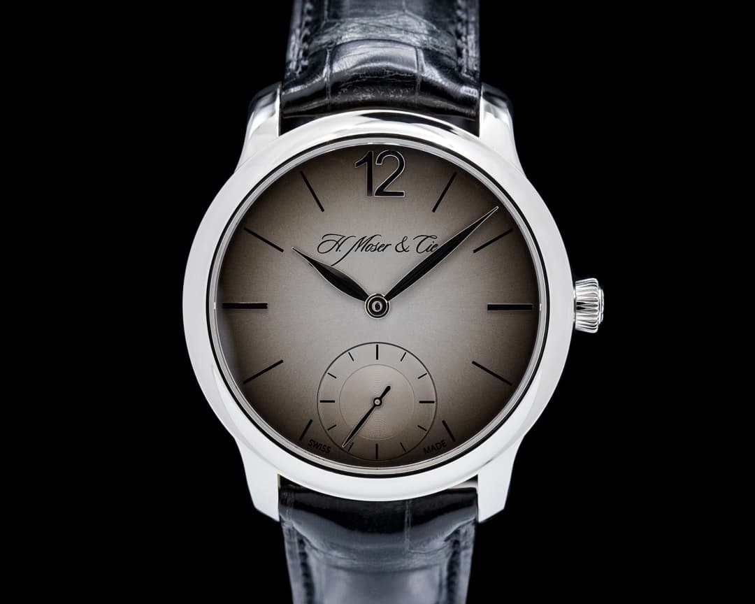 Image of H. Moser & Cie. Endeavour Small Seconds Platinum Gray Fume Dial SPECIAL ORDER