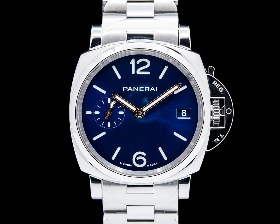 Image of Panerai PAM01123 Luminor Due SS Blue Dial