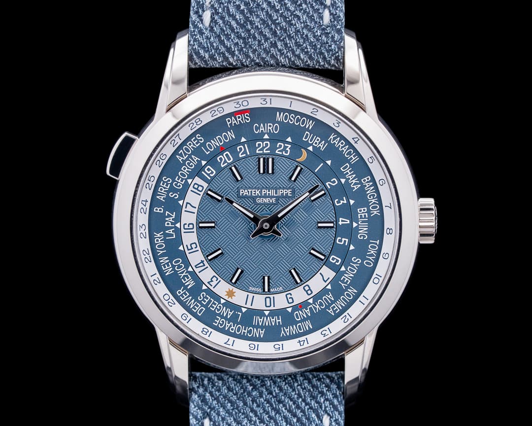 Patek Philippe 5330G-001 World Time 18K White Gold Blue Dial 2025