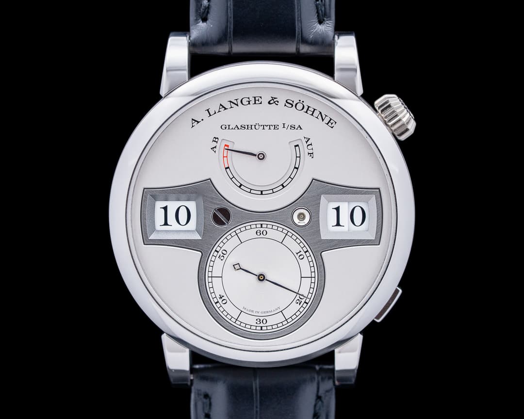 Image of A. Lange & Söhne 142.025 Zeitwerk Platinum Silver Dial