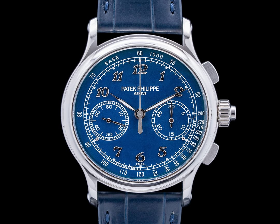 Patek Philippe Split Second 5370P Platinum Blue Enamel Dial