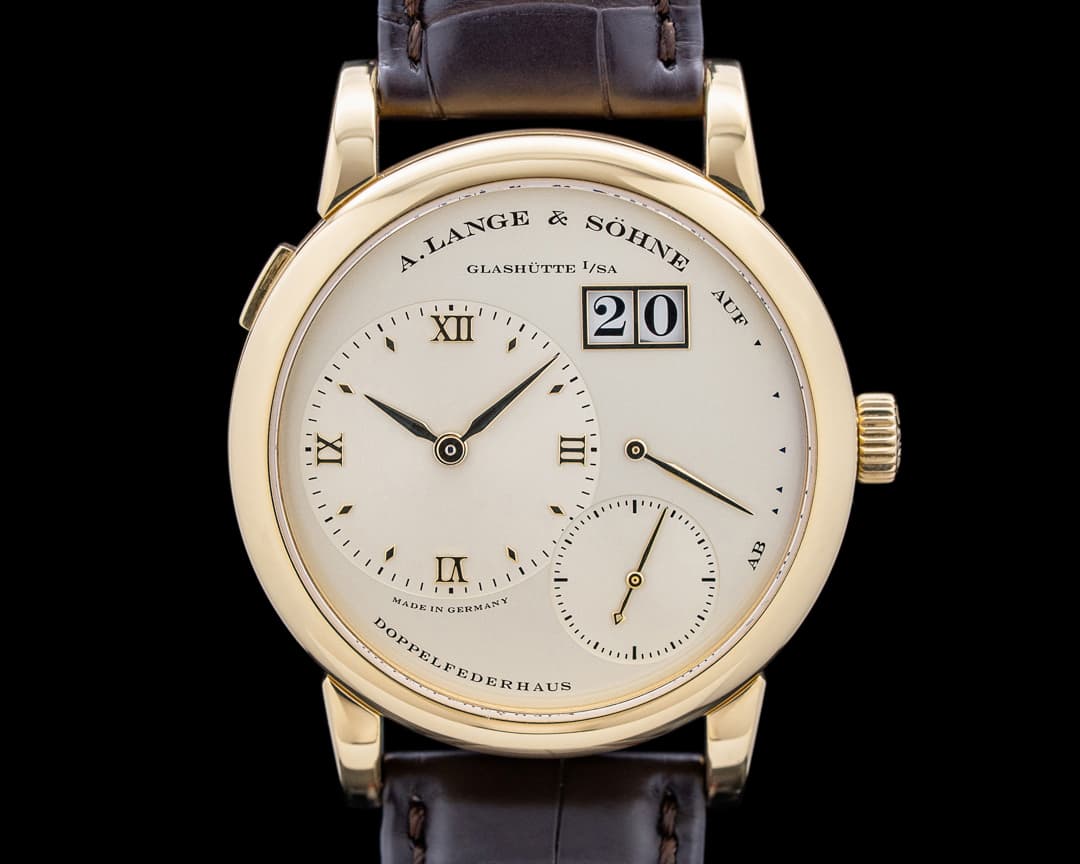 A. Lange & Söhne 101.001 Lange 1  FIRST SERIES 18K Yellow Gold Champagne Dial RARE