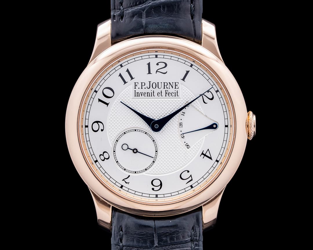 F.P. Journe CS Chronometre Souverain 18K Rose Gold Silver Guilloche Dial
