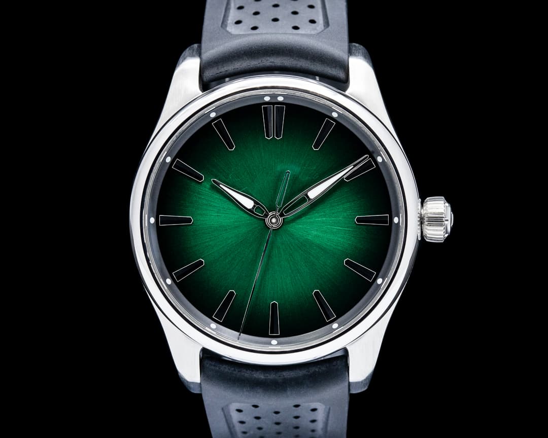 H. Moser & Cie. 3201-1201 Pioneer Centre Seconds Cosmic Green SS Green Dial 2025