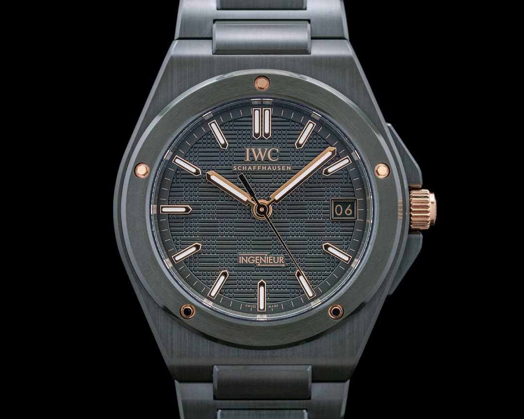 IWC IW338902 Ingenieur Automatic 42 Ceramic Dark Olive Green Dial