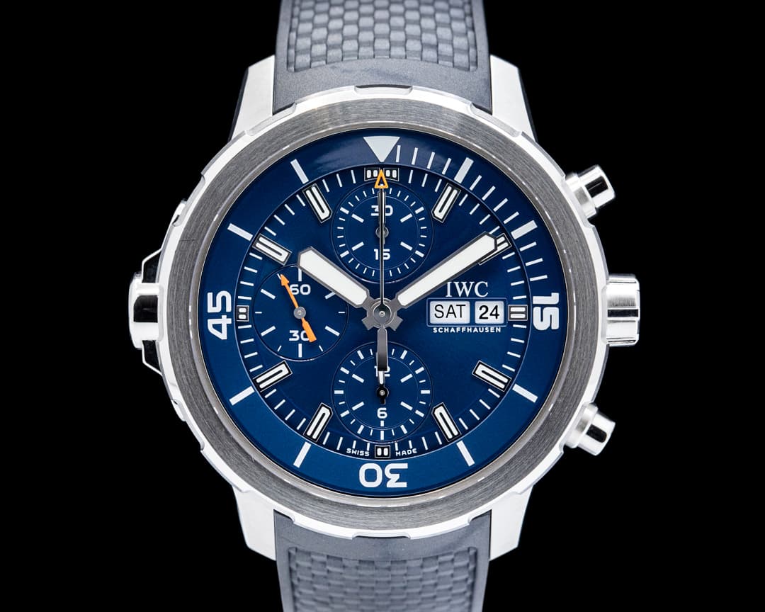 IWC Aquatimer Chronograph "Cousteau" SS Blue Dial