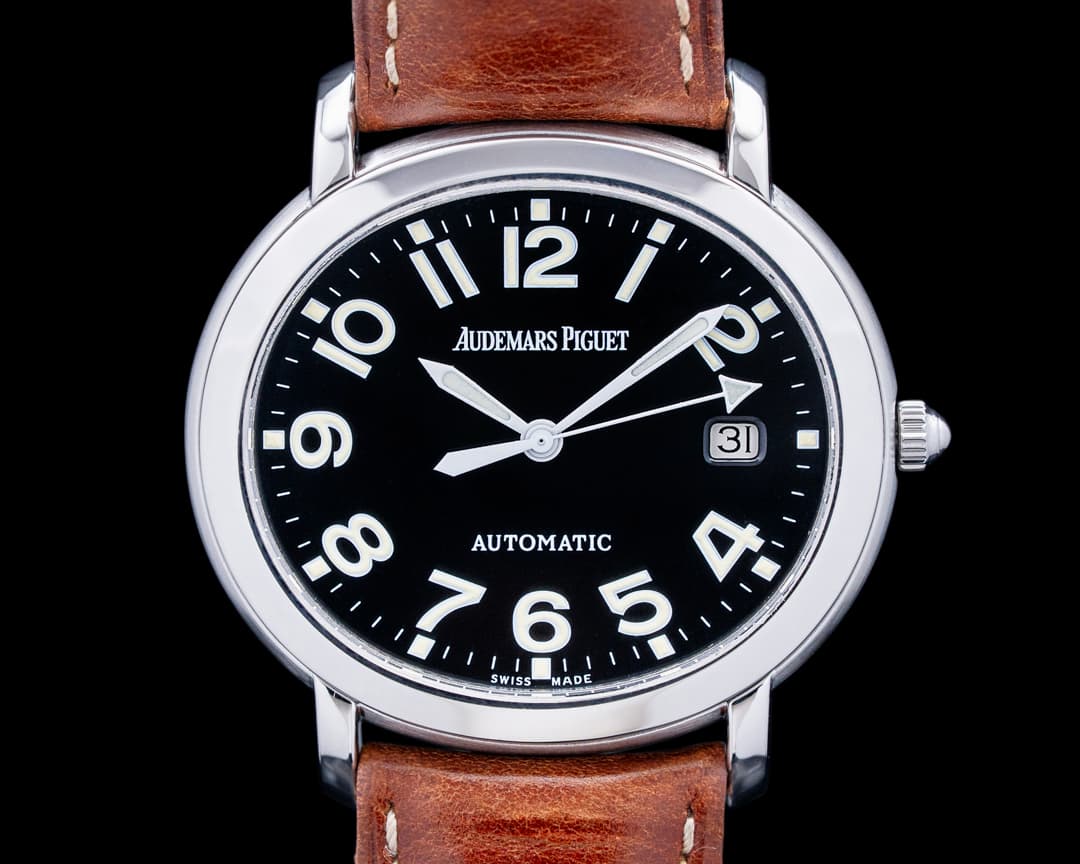 Image of Audemars Piguet 15016ST Millenary Date SS Black Military Dial