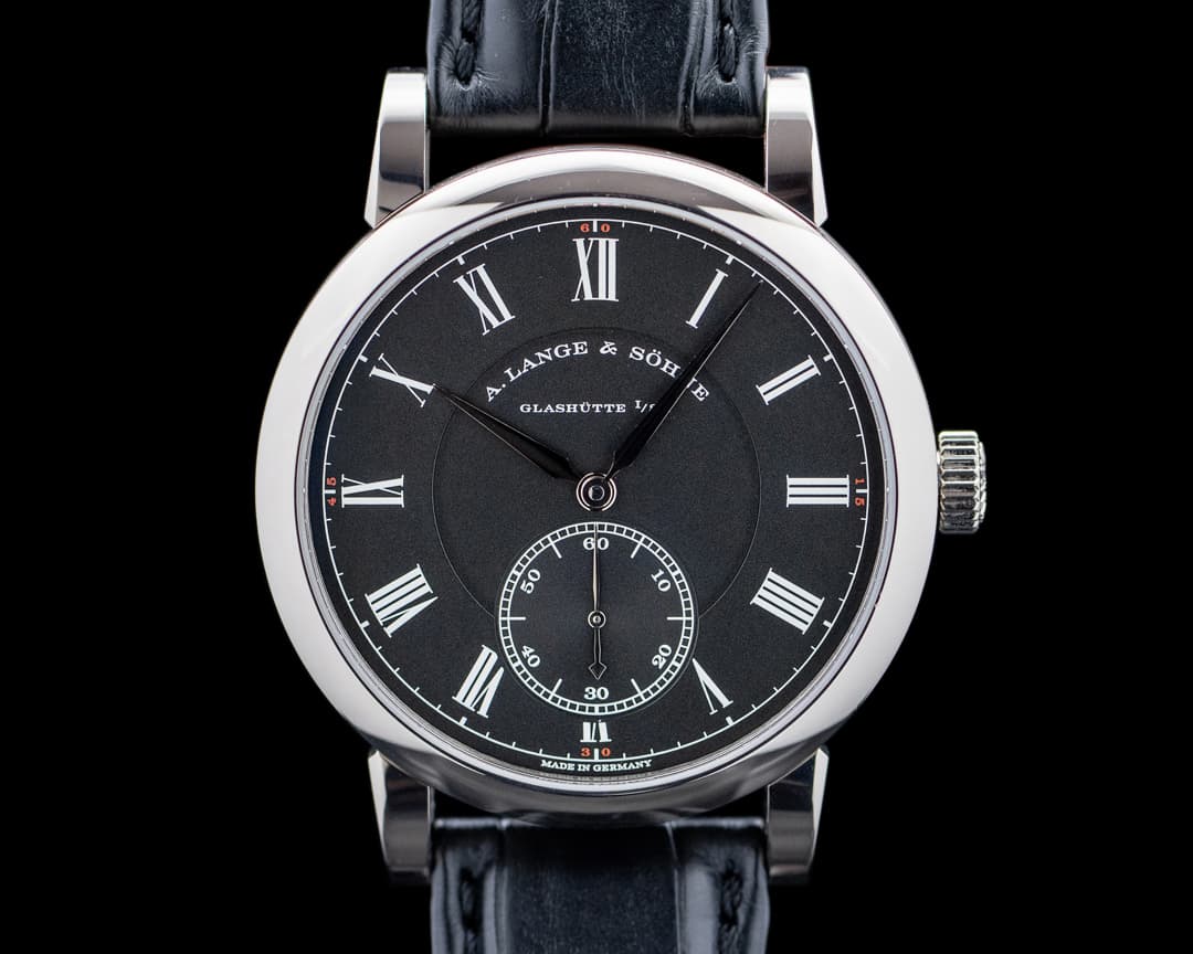 A. Lange & Söhne Richard Lange Pour Le Merite 18K White Gold Black Dial LIMITED