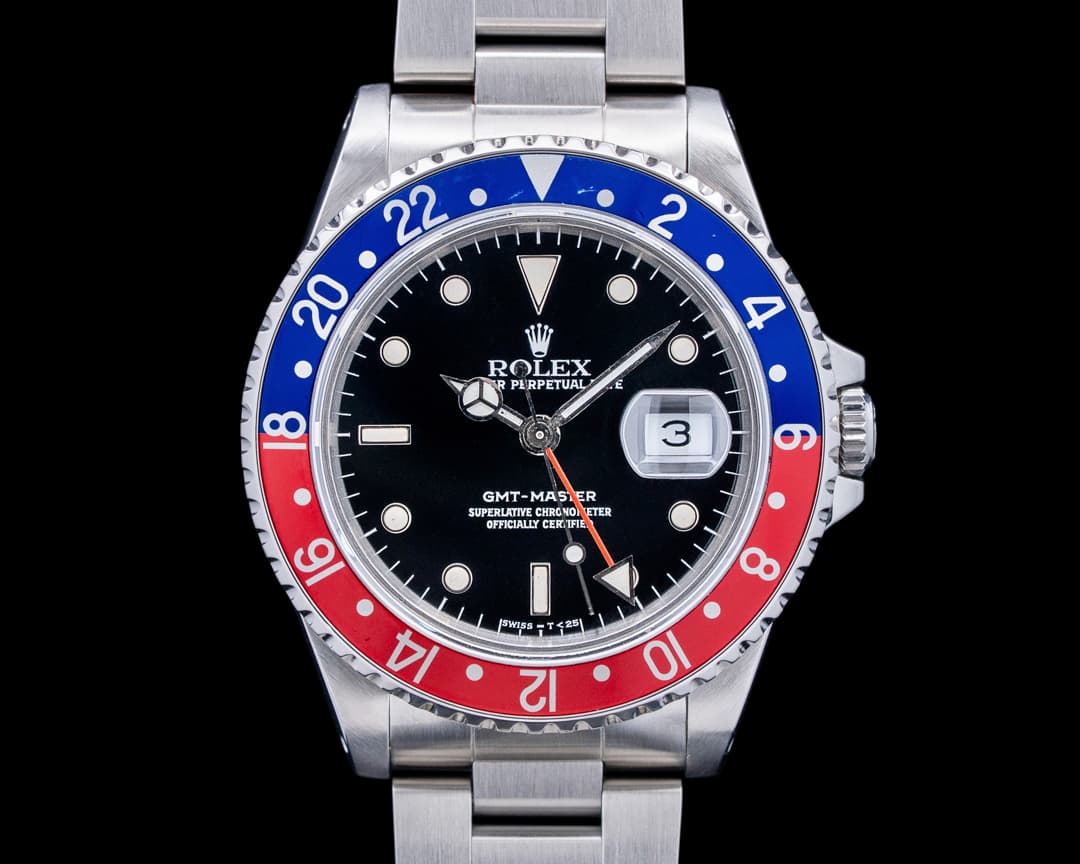 Image of Rolex 16700 GMT-Master "Pepsi" SS Black Dial Circa. 1989