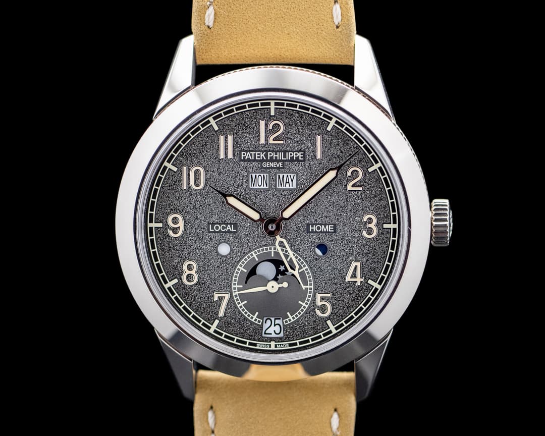 Patek Philippe 5326G Annual Calendar Travel Time 18K White Gold Gray Dial