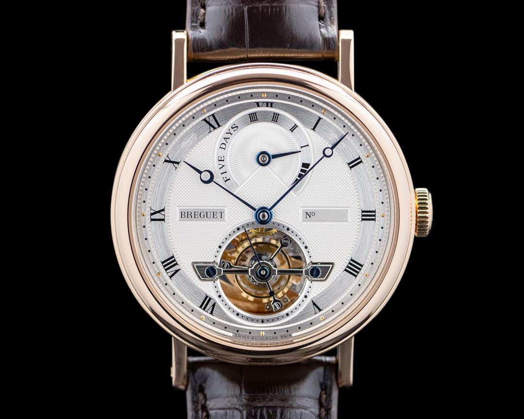 Image of Breguet 5317BR Classique Tourbillon 18K Rose Gold Silver Dial