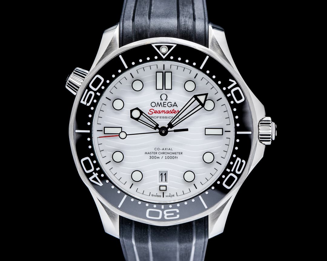 Image of Omega Seamaster Diver 300M Ceramic SS White Dial