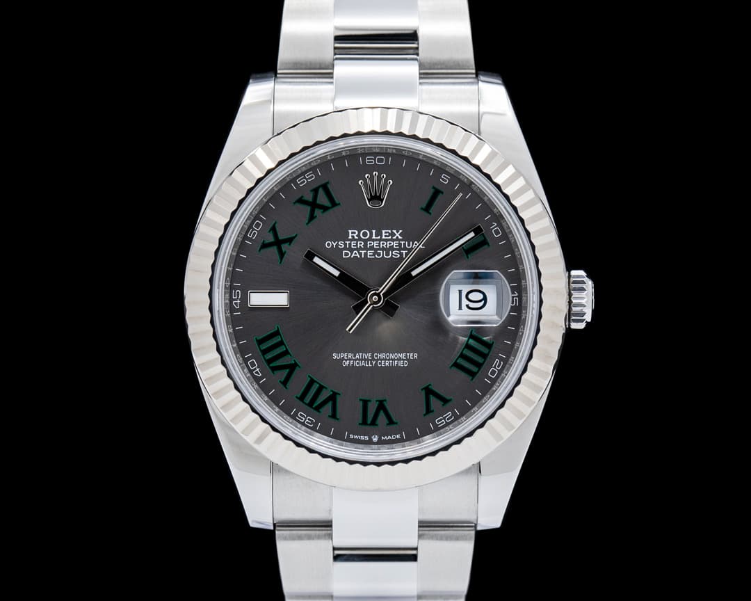 Rolex 126334 Datejust 41 SS Gray Wimbledon Dial 2026