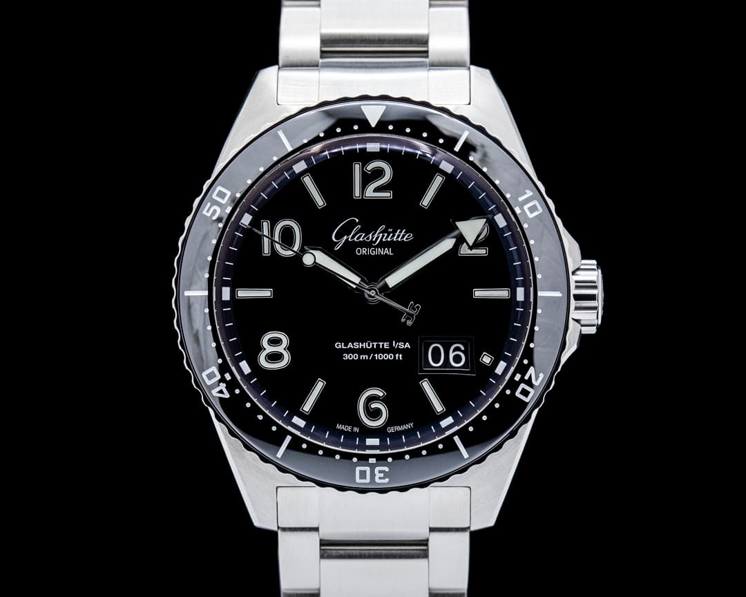 Image of Glashütte Original SeaQ Panorama Date SS Black Dial 2025