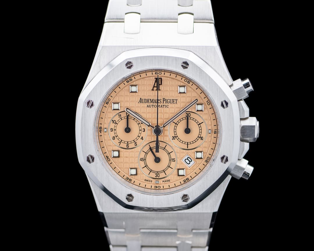 Audemars Piguet 25960BC Royal Oak Chronograph 18K White Gold Salmon Dial
