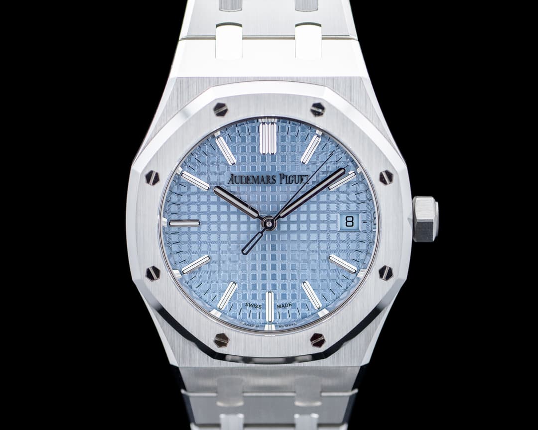 Audemars Piguet 15550ST Royal Oak 37 SS Light Blue Dial
