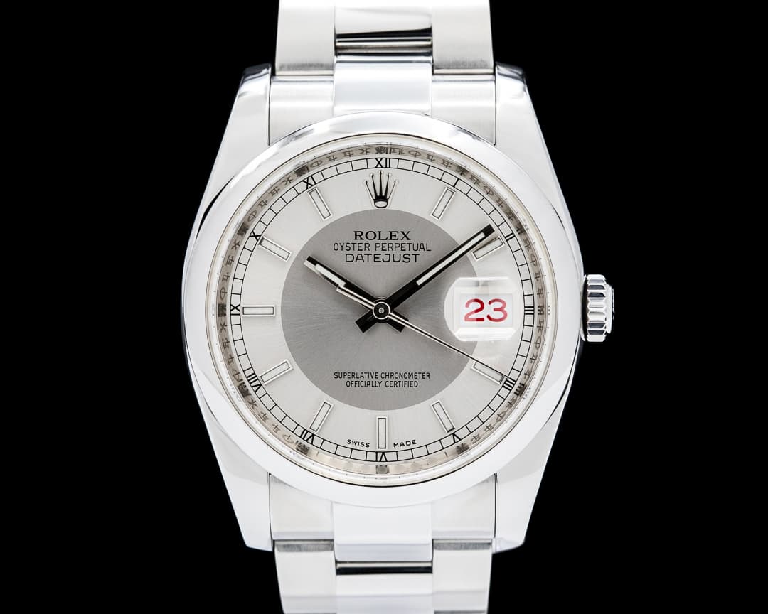 Image of Rolex 116200 Datejust SS Silver Tuxedo Dial Circa. 2008